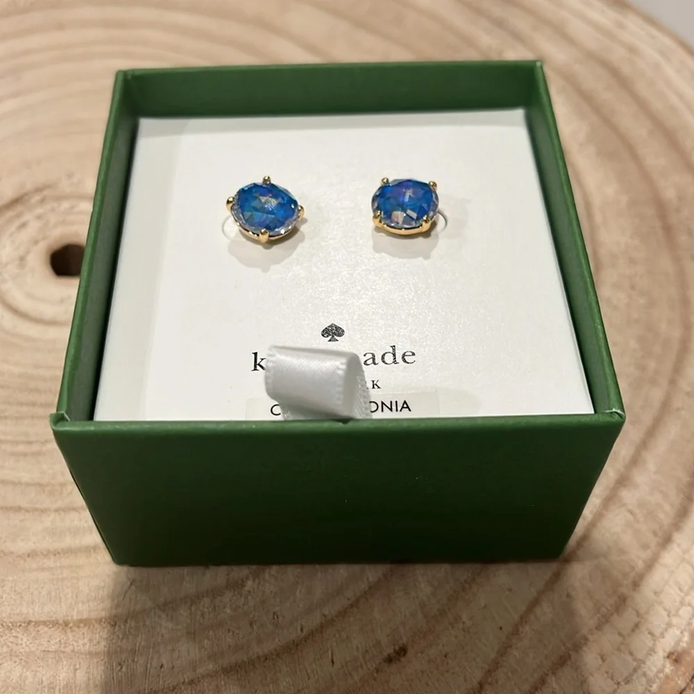kate spade Boxed Sapphire Bright Ideas Studs/NWT